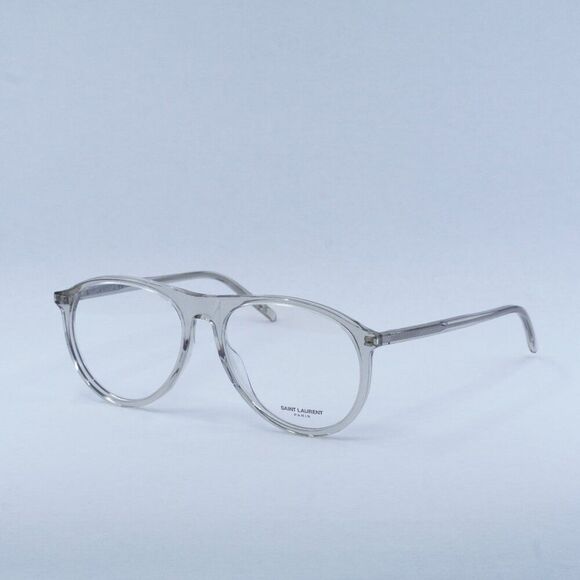 🕶️ New Saint Laurent SL667OPT 003 Eyeglasses - Transparent Beige Frame